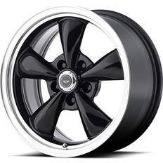 Car Rims American Racing Racing Custom Wheels AR105 Torq Thrust M Gloss Black Wheel With Machined Lip 18x9"/5x114.3mm, +34mm offset