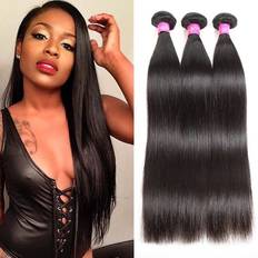 iSee ISEE Hair 8A Brazilian Virgin Straight Human Hair Bundles 3 Bundles