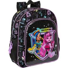 Monster High Mochila Infantil Negro 32 X 38 X 12 cm