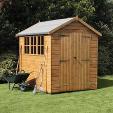 Outbuildings Traditional Heavy Duty Shiplap Apex Garden Shed 3.66m