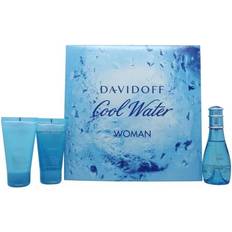 Davidoff Parfüme Davidoff Cool Water Woman Gift Set EDT Body Lotion Shower Gel