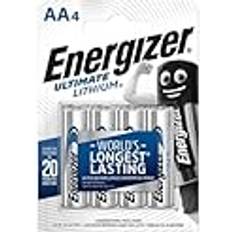 Energizer Batterien AA, Ultimate Lithium Batterie, 4 Stück