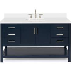 Bathroom Furnitures Ariel S061SWQRVO Magnolia 61" Free Standing