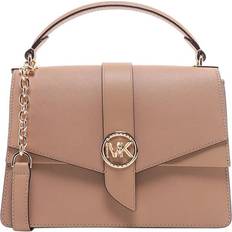 Michael Kors Women Messenger Bags Michael Kors Satchels Greenwich Medium Satchel beige Satchels ladies unisize