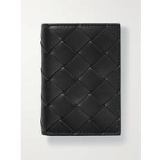 Bottega Veneta Intrecciato Leather Trifold Wallet - Men - Black
