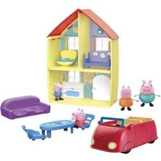 Peppa Pig Family Home Combo Toy, Includes Playset, Car with Sounds, 4 Figures, 6 Accessories, for Ages 3 and Up Amazon Exclusive