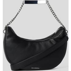 Karl Lagerfeld K/id Half-moon Xl Shoulder Bag Woman, Black, Size: One size One size