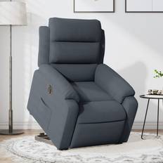 VidaXL Sillón reclinable Sillones vidaXL Eléctrico Reclinable Elevable de Terciopelo Gris Sillón