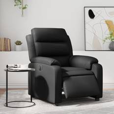 Sillón reclinable Sillones vidaXL Reclinable Eléctrico De Cuero Sintético Negro Sillón