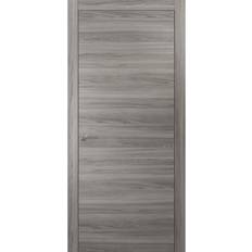 Pinewood Doors SartoDoors 0010-30 No Bore Grey Cured Glass S 1502-Y50R (x)