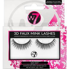 W7 Makeup W7 3D Faux Mink Lashes Out Out Falske Øjenvipper