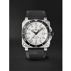 Bell & Ross Ure Bell & Ross BR 03-92 Diver Automatic 42mm and Rubber Watch, Ref. No. BR0392-D-WH-ST/SRB Men White