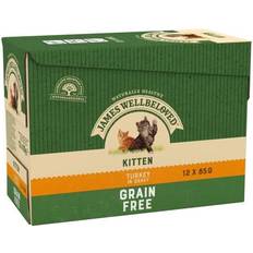 James Wellbeloved Cats Pets James Wellbeloved Grain Free Kitten Wet Cat Food with Turkey Pouches