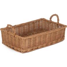 Red Baskets RED HAMPER Medium Wicker Display Basket