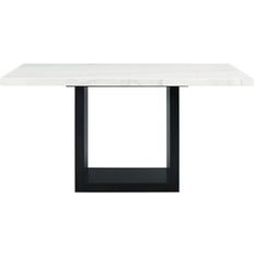 Dining Tables Picket House Furnishings Willow Counter Height White/Black Dining Table 42x70" 2