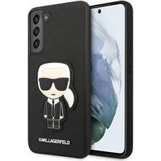 Karl Lagerfeld Accessori per cellulari Karl Lagerfeld Saffiano Ikonik Collection Hardcase Cover per Samsung Galaxy S22 Plus Nero