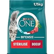 Purina ONE Chat Animaux de compagnie Purina ONE Croquettes Bifensis Spécial Stérilisé Bœuf 9,75 kg