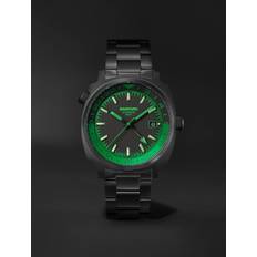 Bamford Bamford Department Automatic GMT 40mm PVD-Coated Watch, Ref. No. GMT BLK GRNACC Men Black