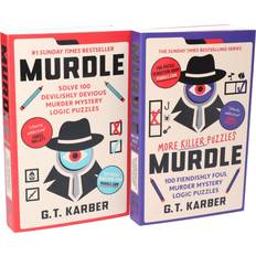 Murdle Puzzle Series By G.T Karber 2 Books Collection Set Fiction Paperback