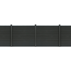 Gartenzäune Home Deluxe Callado 170cm 4 Element Grau