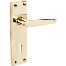 Designer Levers Victorian Long Backplate Straight Lock