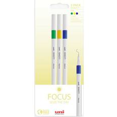 uni-ball Emott Focus Fineliner Pens, Set of 3