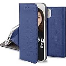 TechSolz Funda Folio para Samsung Galaxy A05S Función de soporte magnético Azul azul