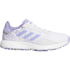 White Golf Shoes Children's Shoes Adidas Junior's S2G Spikeless - Cloud White/Light Purple/Grey One