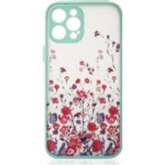 Hurtel Design Etui til iPhone 13 Pro Max blomstret blå etui