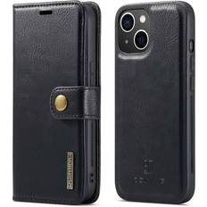 DG MING iPhone 14 2-i-1 Magnet Pungetui Sort