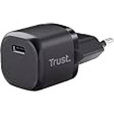 Trust Batterien & Akkus Trust MAXO 20W USB-C CHARGER BLACK, Auto Adapter, Schwarz