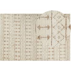 Hemp Carpets Beliani Hemp Area Rug 200 SANAO Beige cm