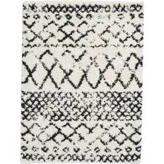 Think Rugs Scandi Berber G272 White, Black 120x170cm