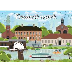 Bøger Danske byer: Frederiksværk, 1000 brikker