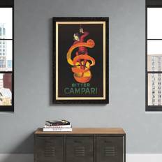 Trent Austin Design Bitter Campari Vintage on Framed Art