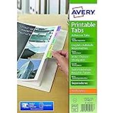 Avery Index Tabs, farbig sortiert