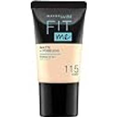 Maybelline New-York Fit Me Matte & Poreless Fluid Foundation normal till fet hud nyans: 115 elfenben 18 ml