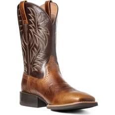 Brown - Men Sport Shoes Ariat Sport Wide M - Peanut Butter/Chaga Brown