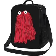 Lunch Bag DON'T HUG ME I'M SCARED RED GUY Insulated Tote Box