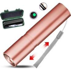 Pink Camping Lights CHRONUS BOUTIQUE Flashlight Rechargeable, Super Bright Small LED Flash Light-Zoomable,Adjustable Brightness,Long Lasting for Camping,Outdoorspink