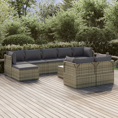 Utemöbler vidaXL 10 Patio Outdoor Lounge Set