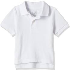 L Polo Shirts Children's Clothing The Children's Place Boy's Short Sleeve Pique Polo Shirt - White