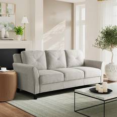 Lifestyle Solutions Harvard 78.7 Flared Arm Sofa 3 Seater