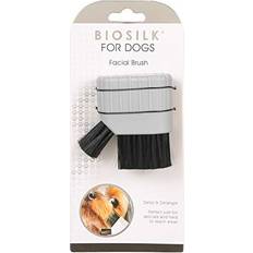 Biosilk for Pets Gesichtsbürste Hunde, silber