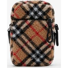 Burberry Taschen Burberry Childrens Check Fleece Crossbody Bag