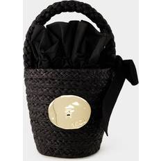 Black Bucket Bags Patou Bucket Bag Raffia Black black