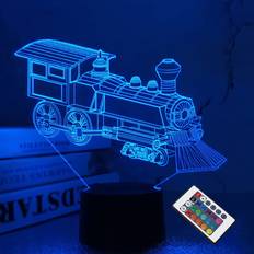 Fullosun Train 3D Illusion Birthday Xmas Night Light