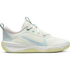 Nike Chaussures de sport d'intérieur Nike Omni Multi-Court GS - Summit White/Citron Tint/Mineral Teal/Cobalt Bliss