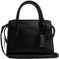 Black Crossbody Bags Coach Andrea Mini Carryall - Black Copper