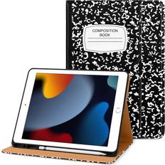 DTTO DTTO iPad 9th/8th/7th Generation 10.2 Inch Case 2021/2020/2019, Premium Business Folio Stand Cover